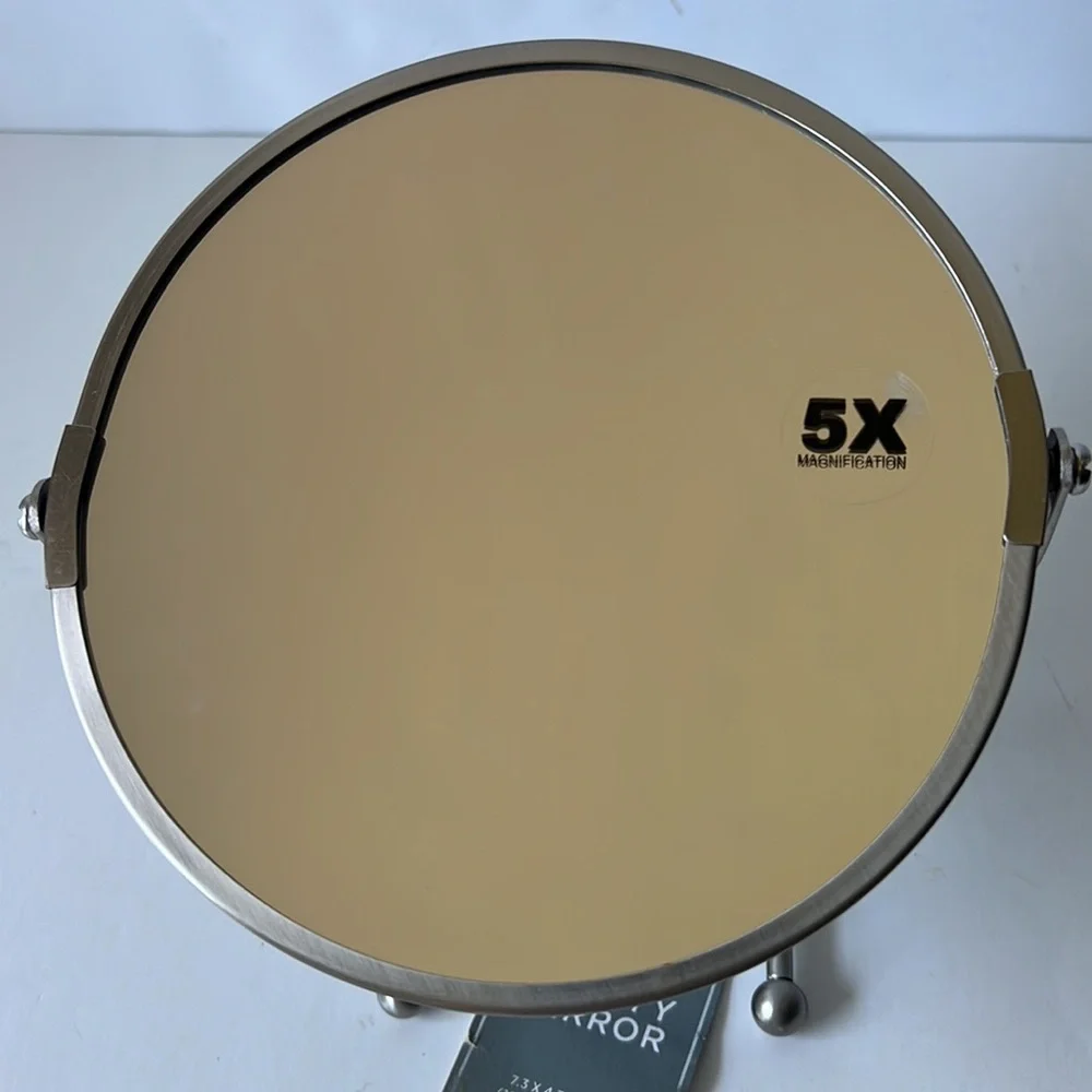 5X Magnification Vanity Mirror 7.3 x 4.7 x 7.9 in new